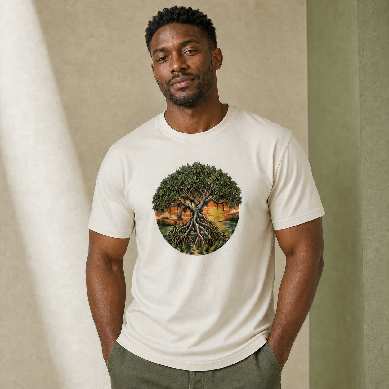 Mangrove Sunset Organic Tee product preview