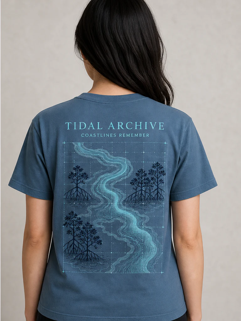 Tidal Archive Organic Tee product preview, back view