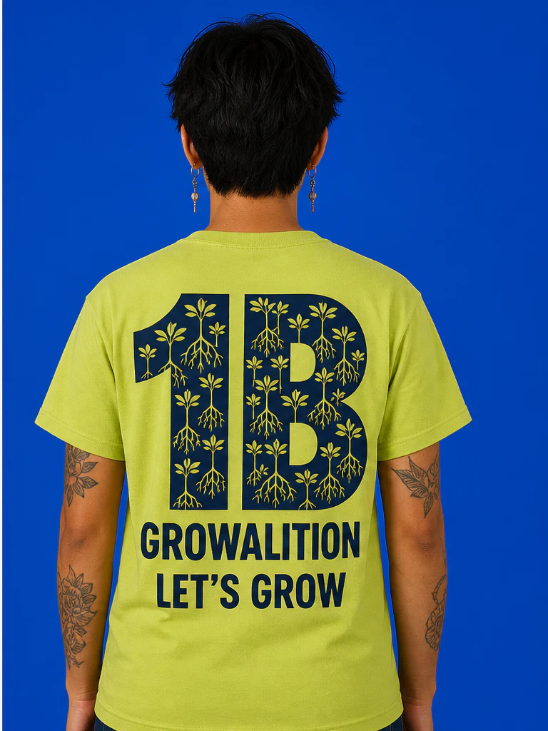 One Day One Planet Organic Tee product preview, back view