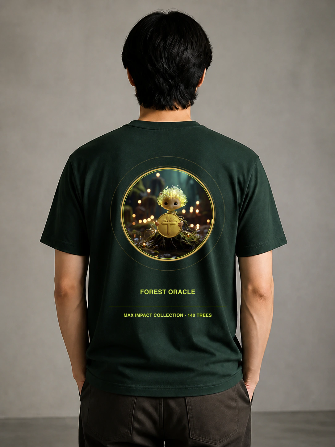 Forest Oracle 07 Organic Tee product preview, back view