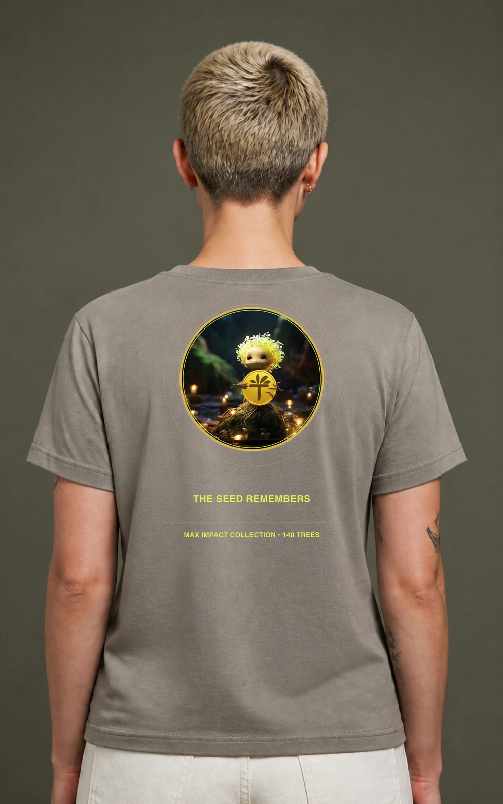 Seedkeeper 26 Organic Tee product preview, back view