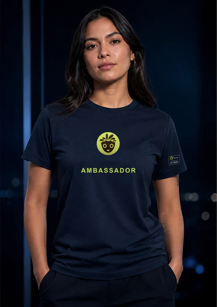 Ambassador Organic Tee on-model product photo
