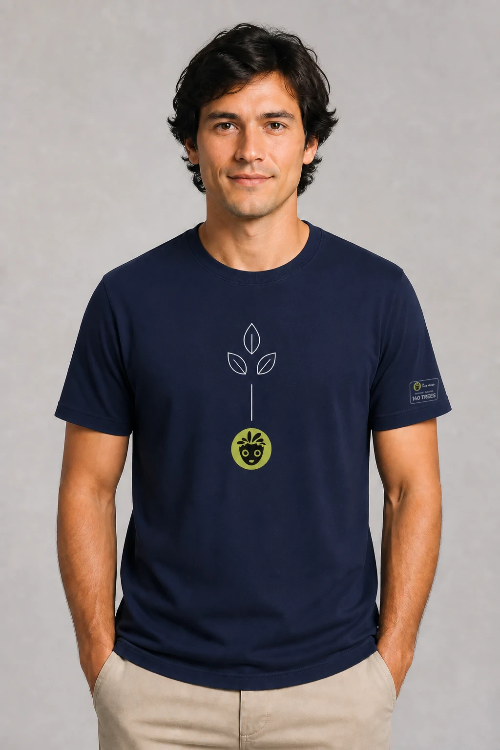 Canopy Signal Recycled Tee on-model product photo