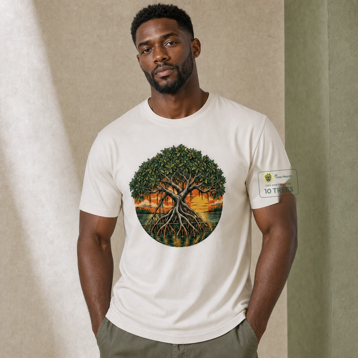 Mangrove Sunset Organic Tee product preview