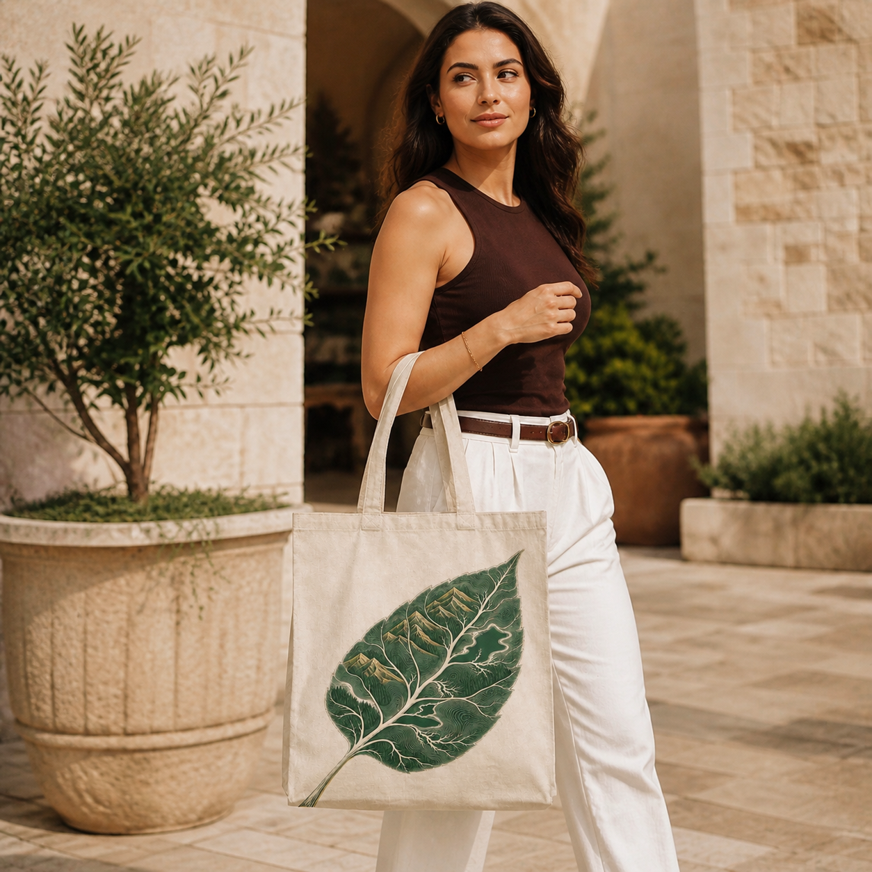 Topographic Leaf Tote product preview