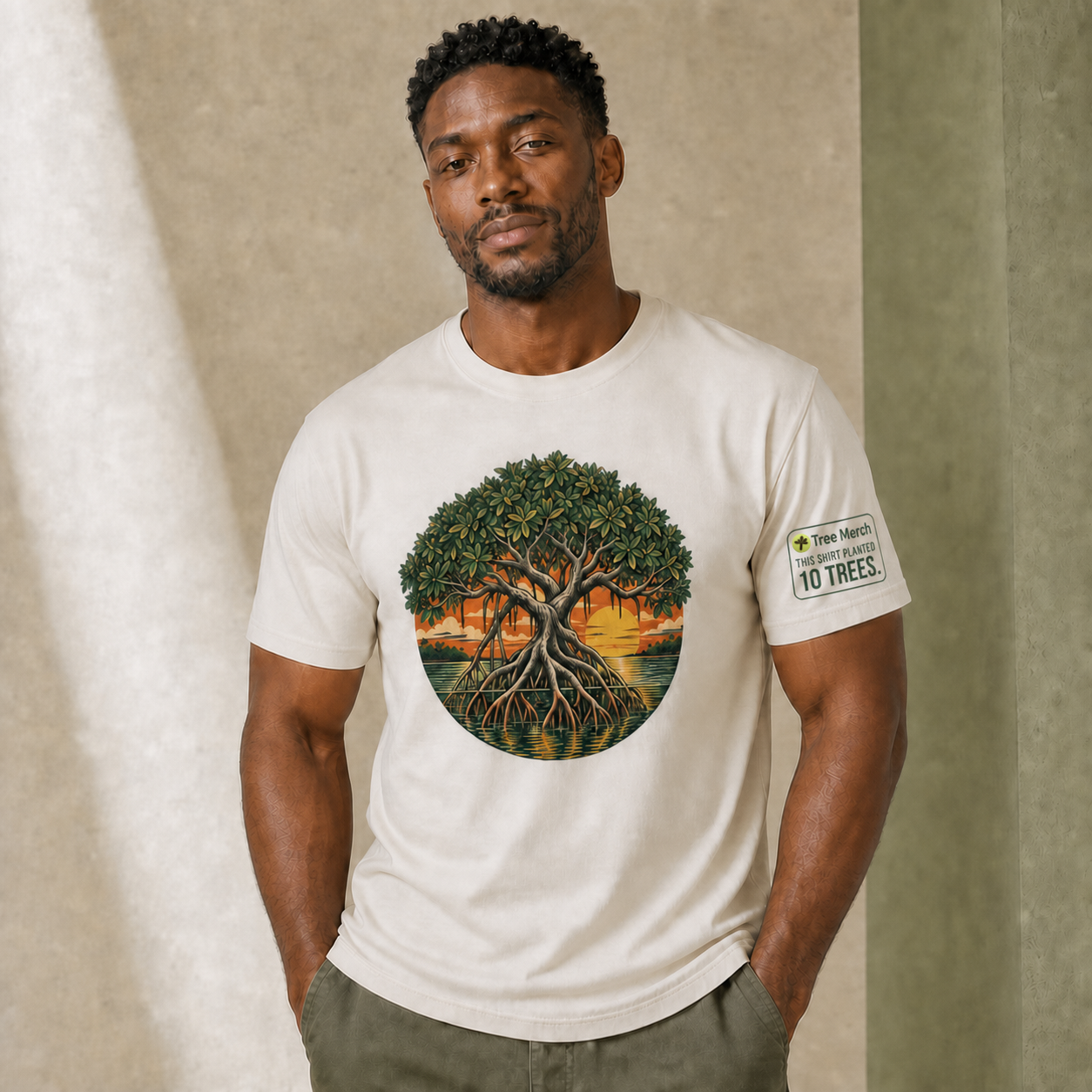 Mangrove Sunset Organic Tee product preview